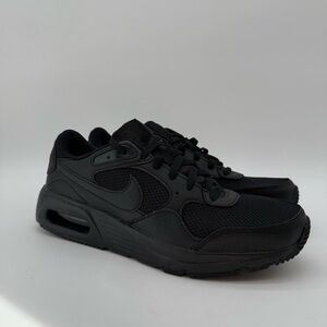 Nike Air Max SC Triple Black Mens Size 11 CW4555 003 Leather Running Shoes New